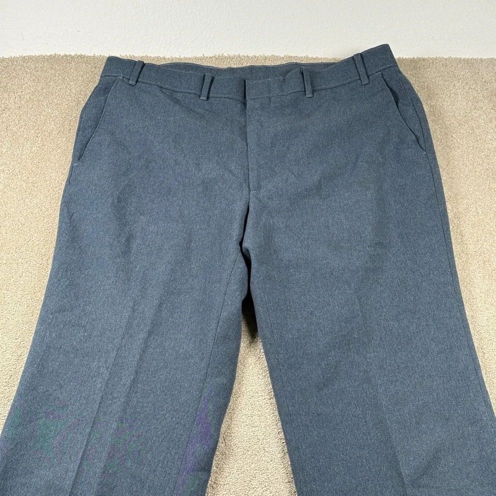 Levi's Mens 36 Blue Action Slacks Mens Vintage‎ Straight Leg Trousers